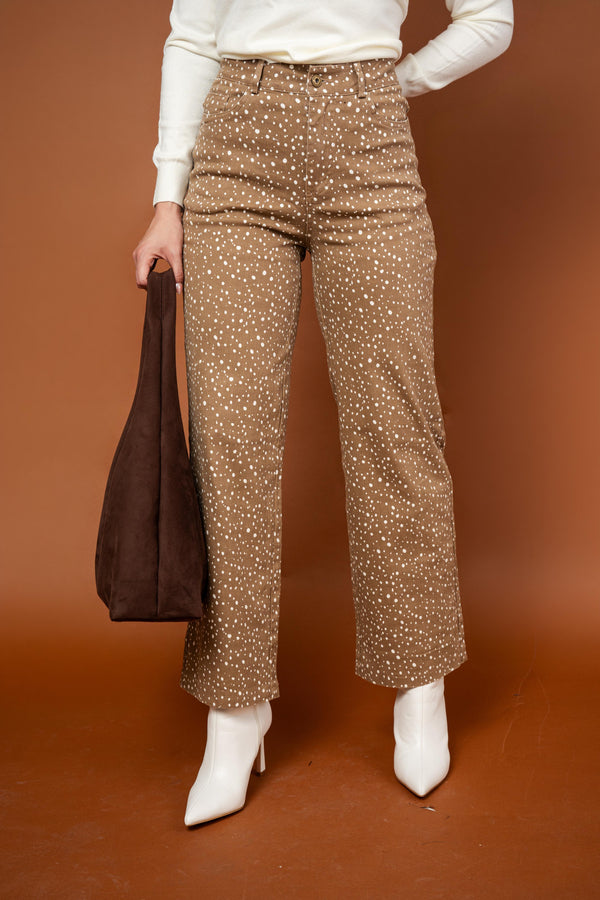Pantalon Sahara Wide en khaki