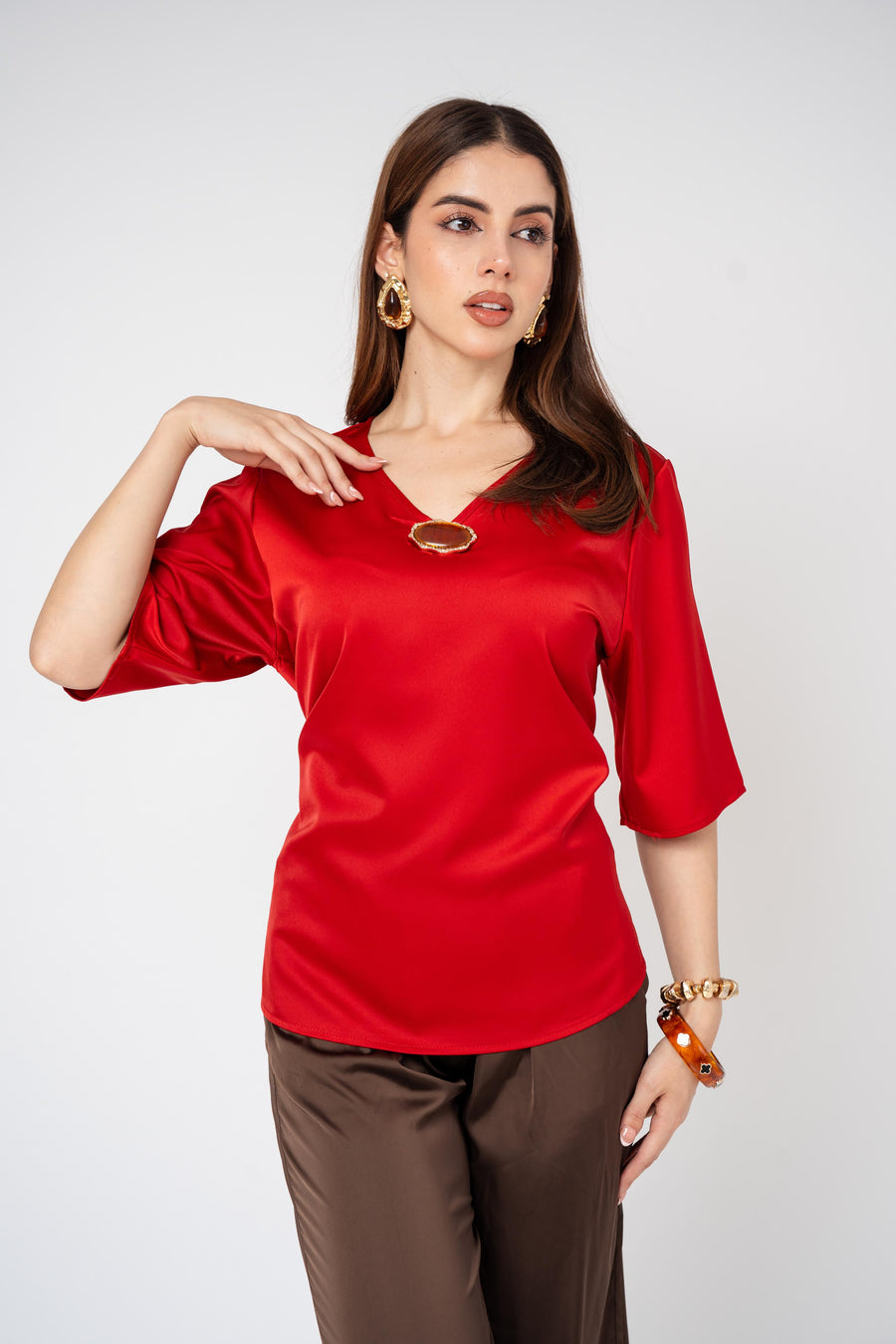 Blusa Satin Jewel · foto 2