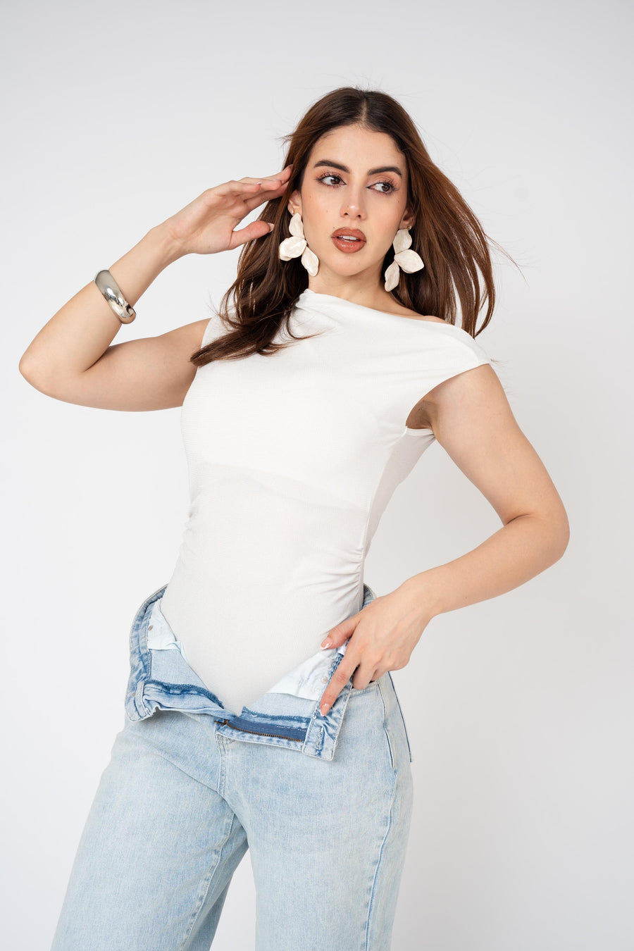 Body One Shoulder Asimétrico · foto 6