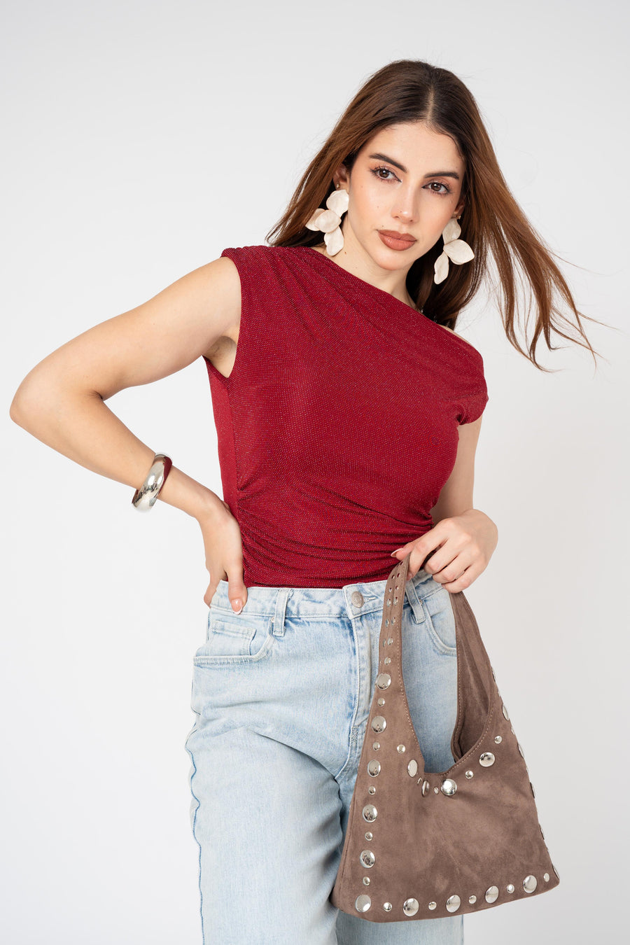 Body One Shoulder Asimétrico · foto 5