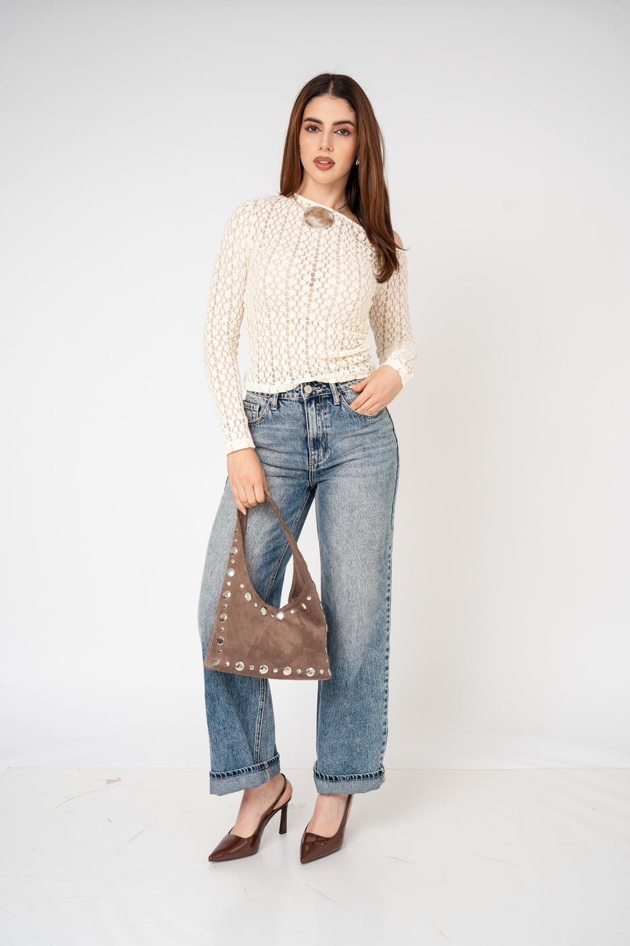 Blusa Calada Asimétrica Off Shoulder · foto 7