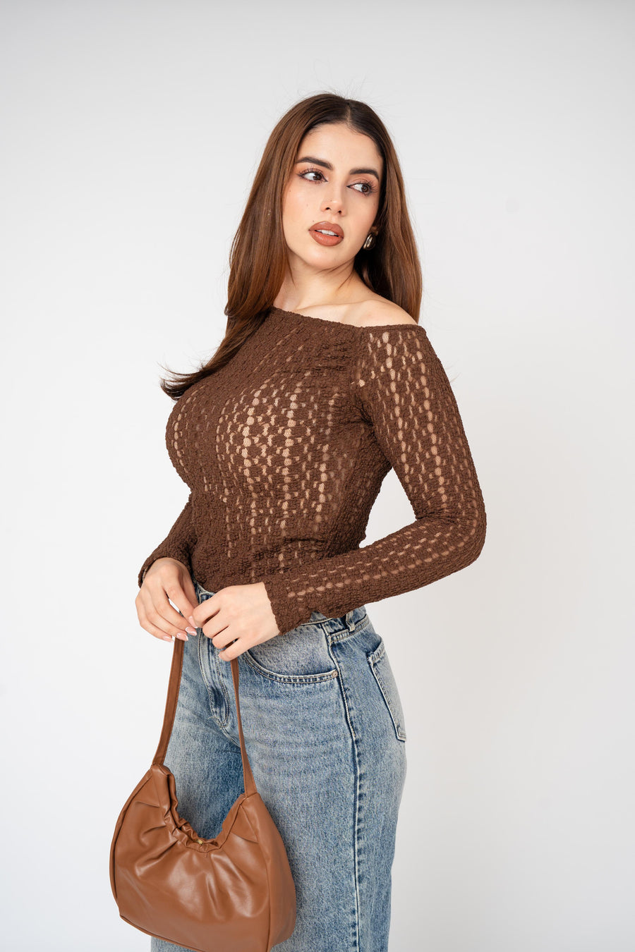 Blusa Calada Asimétrica Off Shoulder · foto 5