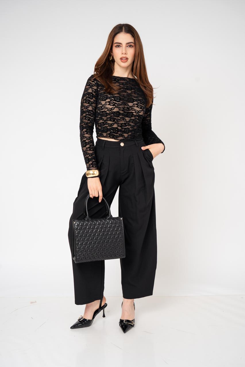 Blusa Lace Boat Neck · foto 5