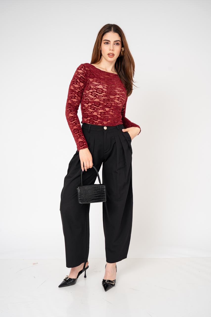 Blusa Lace Boat Neck · foto 4