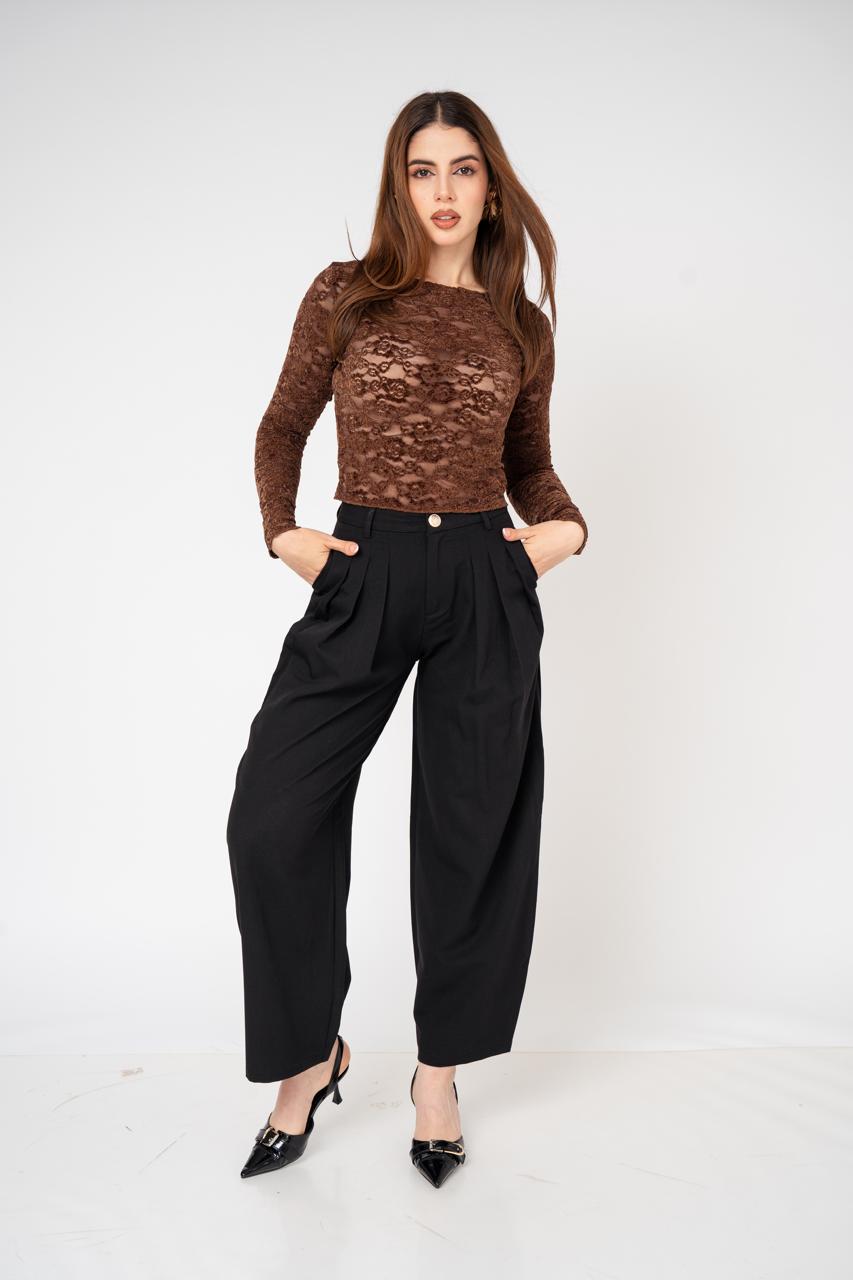 Blusa Lace Boat Neck · foto 3