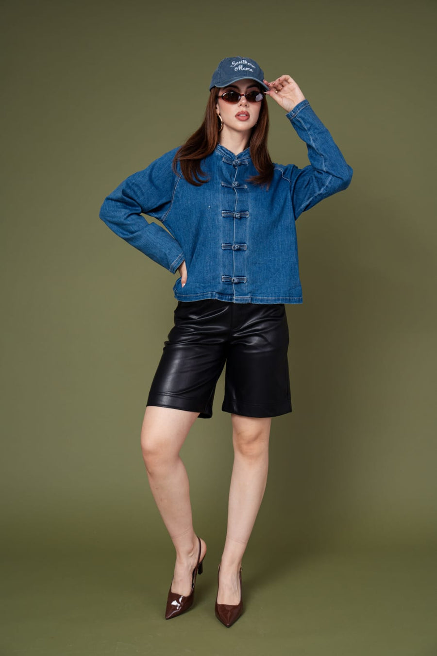 Chamarra Denim Cierre Oriental Za7191 · foto 3