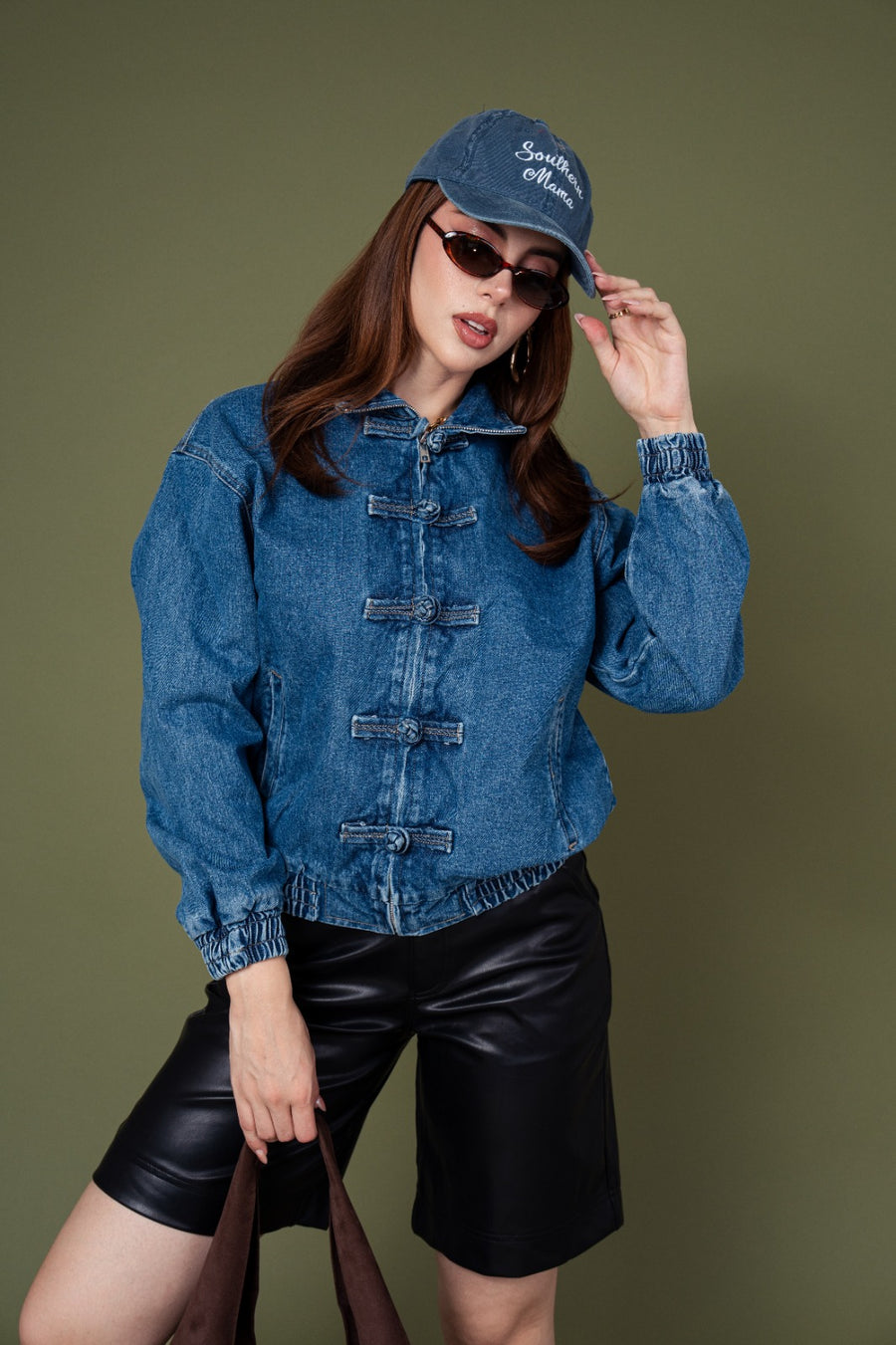Chamarra Denim Urbana Estilo Napoleon · foto 2
