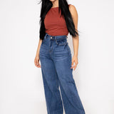 Pantalon Holgado Mezclilla Stretch 6116 | ZAIVA