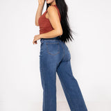 Pantalon Holgado Mezclilla Stretch 6116 | ZAIVA