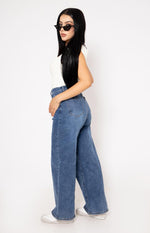 Pantalon Straight Mezclilla Stretch | ZAIVA