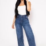 Pantalon Holgado Mezclilla Strech | ZAIVA