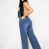 Pantalon Holgado Mezclilla Stretch 6122 | ZAIVA