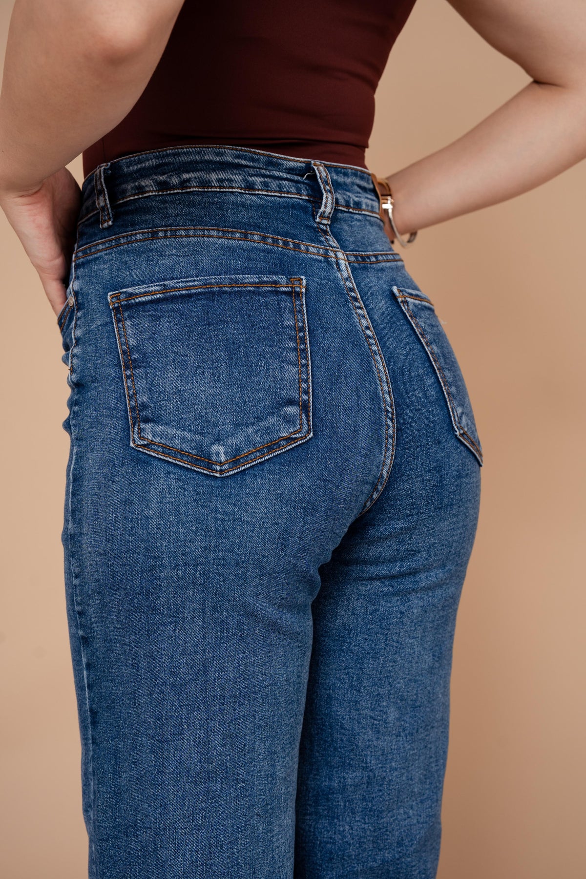 DENIM JEANS WIDE LEG  / ZM6602