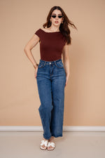 DENIM JEANS WIDE LEG/ ZM6602