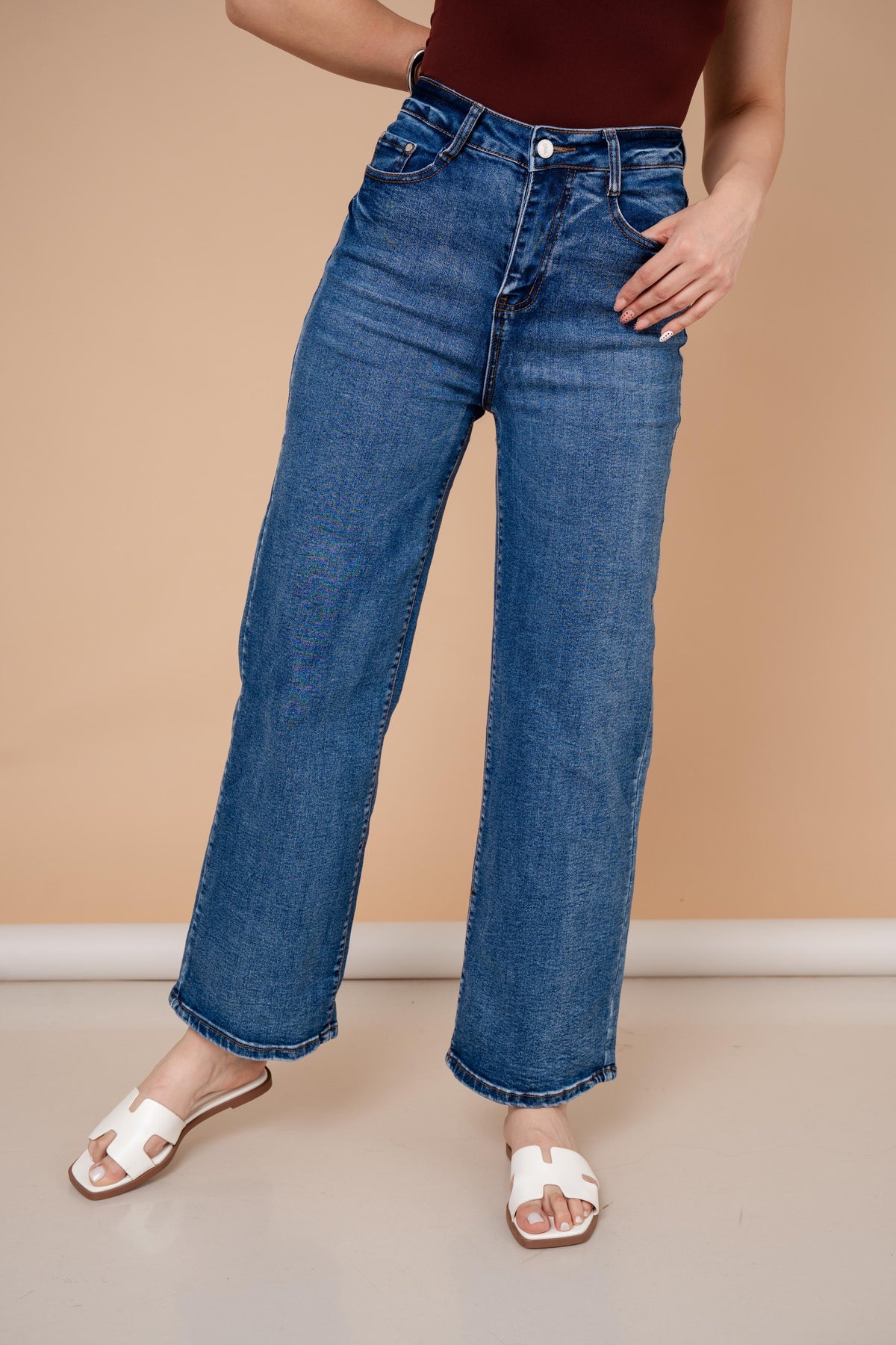 DENIM JEANS WIDE LEG / ZM6603