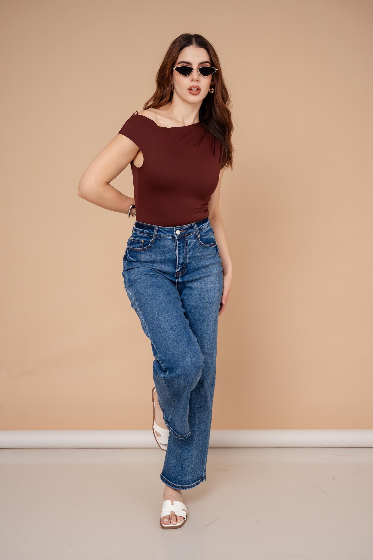 DENIM JEANS WIDE LEG / ZM6603