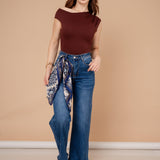 DENIM JEANS WIDE LEG / ZM6604