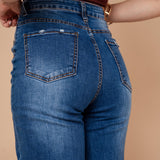DENIM JEANS WIDE LEG / ZM6604