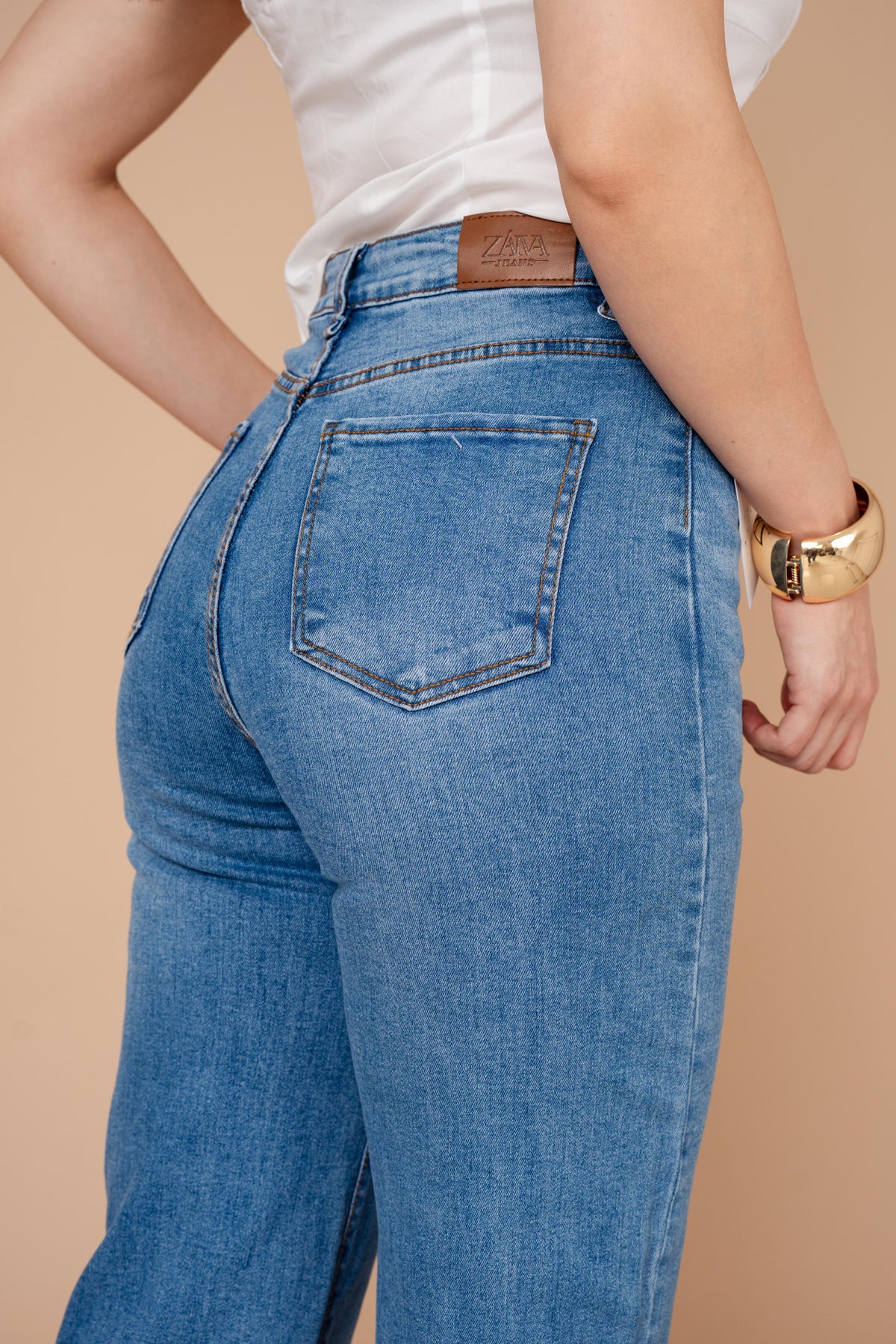 DENIM JEANS RELXED STRAIGHT  / ZM6612