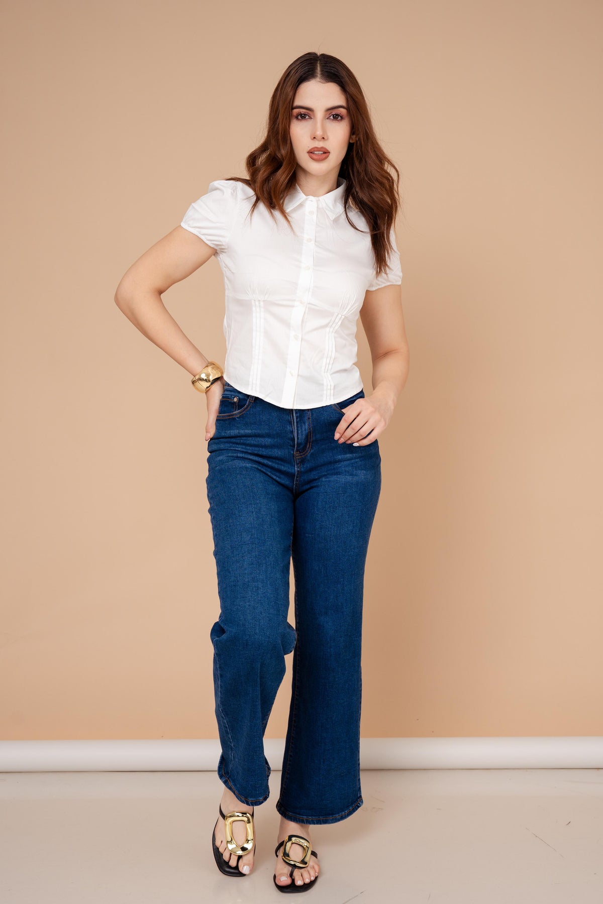 DENIM JEAN WIDE LEG / ZM6614