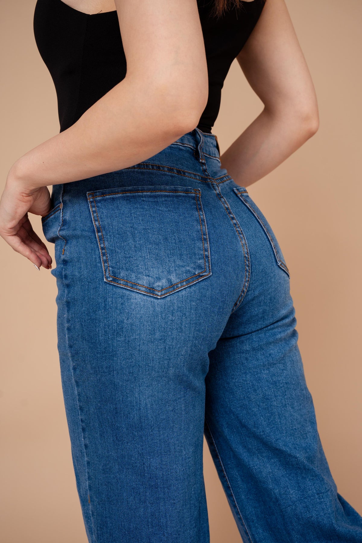 DENIM JEANS WIDE LEG// ZM6620