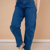 DENIM JEANS BARREL CUT / ZM6622