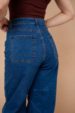 DENIM JEANS BARREL CUT / ZM6622