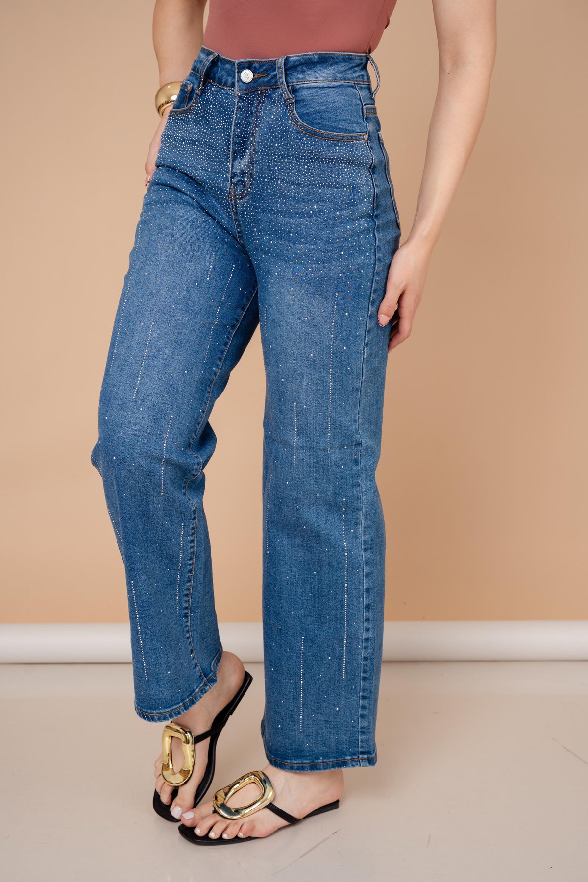 DENIM JEANS WIDE LEG / ZM6623