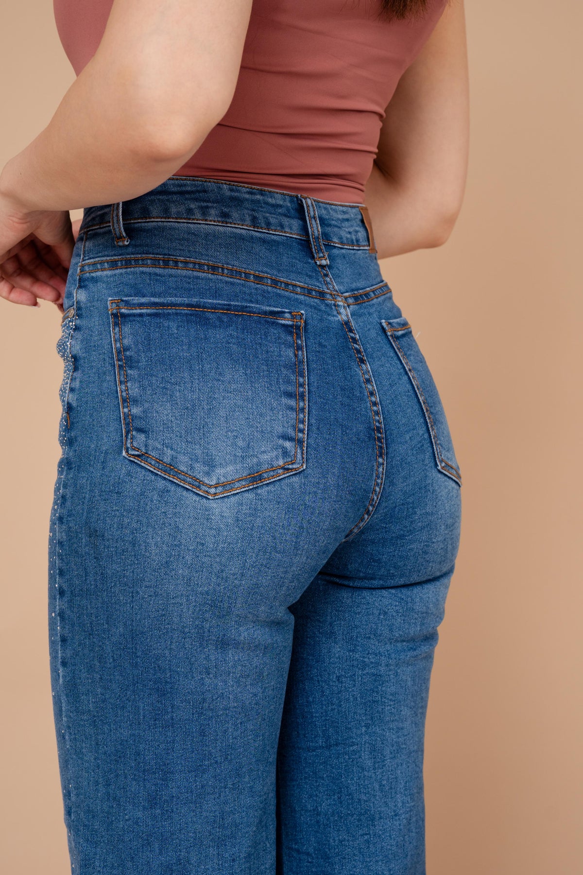DENIM JEANS WIDE LEG / ZM6623