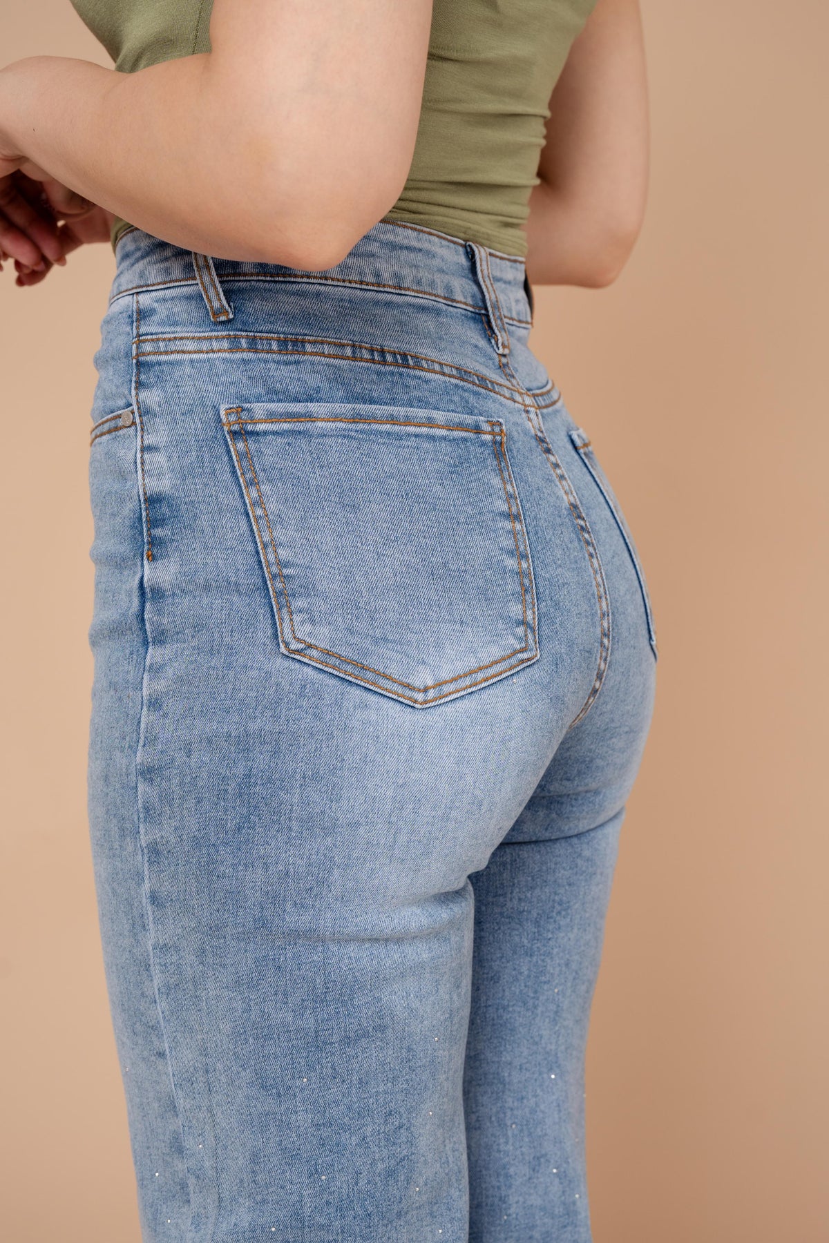 DENIM JEANS WIDE LEG/ ZM6625