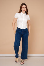 DENIM JEANS WIDE LEG / ZM6630