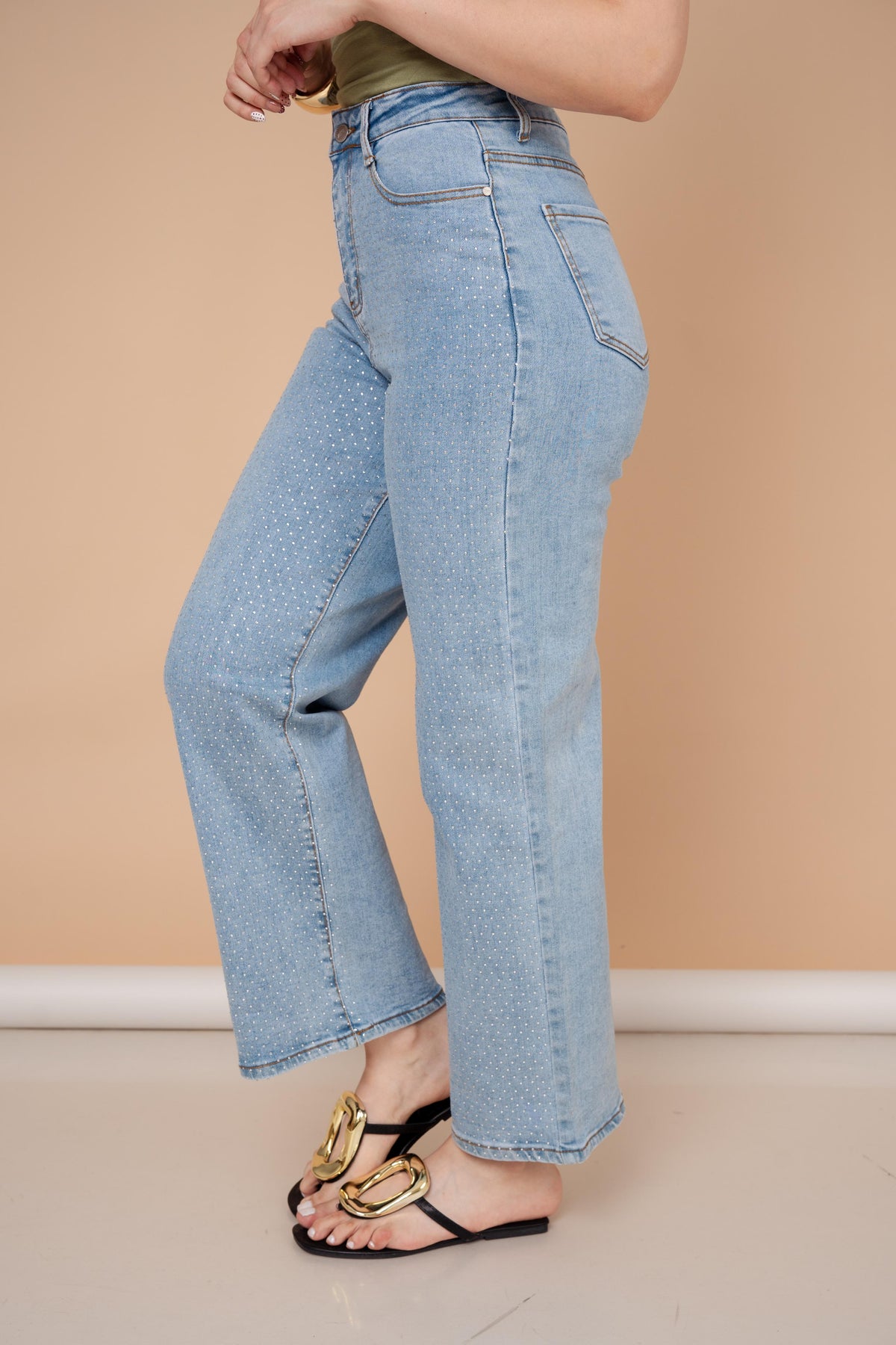 DENIM JEANS WIDE LEG / ZM6632