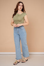 DENIM JEANS WIDE LEG / ZM6632