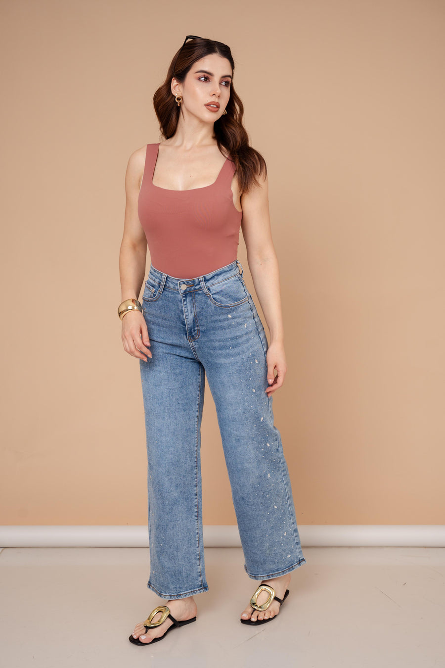 Denim Jeans Wide Leg · foto 1