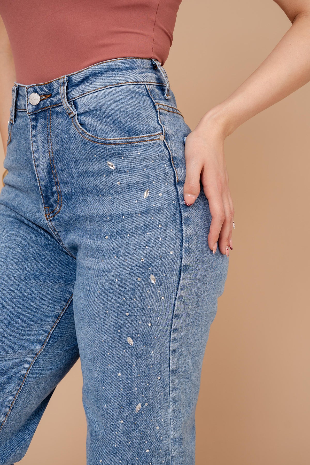 DENIM JEANS WIDE LEG / ZM6636