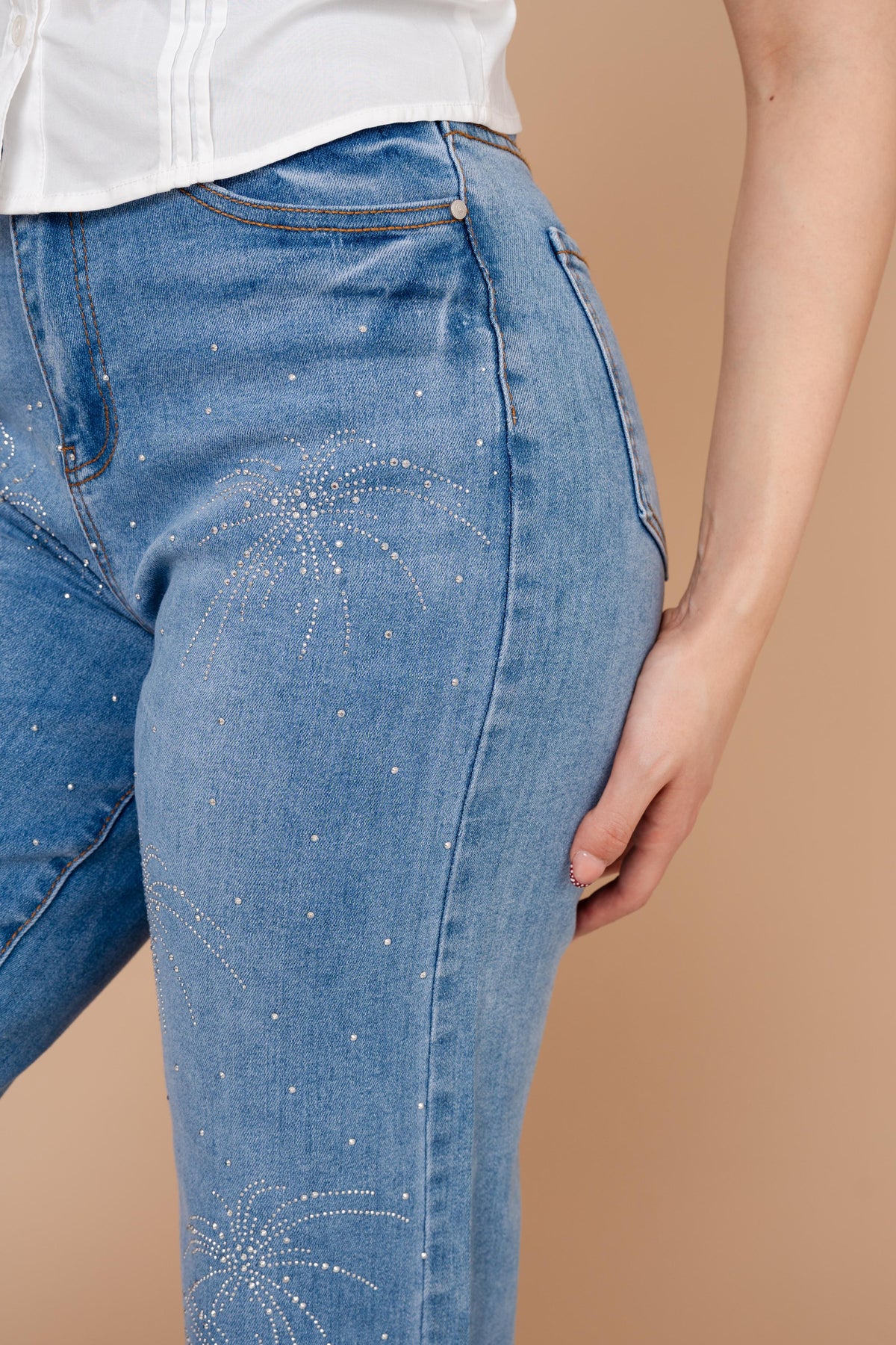 DENIM JEANS WIDE LEG / ZM6638