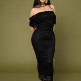 Maxi Vestido Bodycon Encaje por mayoreo — ZAIVA (vista 3)