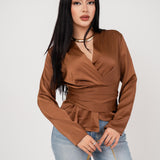 Blusa Satín Envelope por mayoreo — ZAIVA (vista 3)