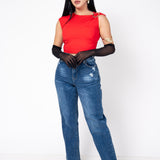 Crop Top Stretch Con Hebilla | ZAIVA