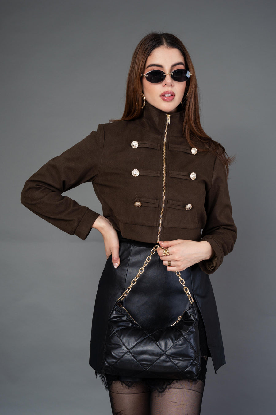 Jacket Cropped Militar · foto 2