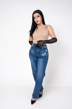 Crop Top Stretch Con Hebilla | ZAIVA