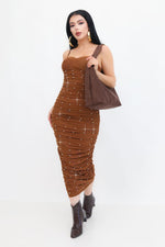 Vestido Middi De Mesh | ZAIVA