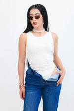 Body Tank Resaque color Crema | ZAIVA