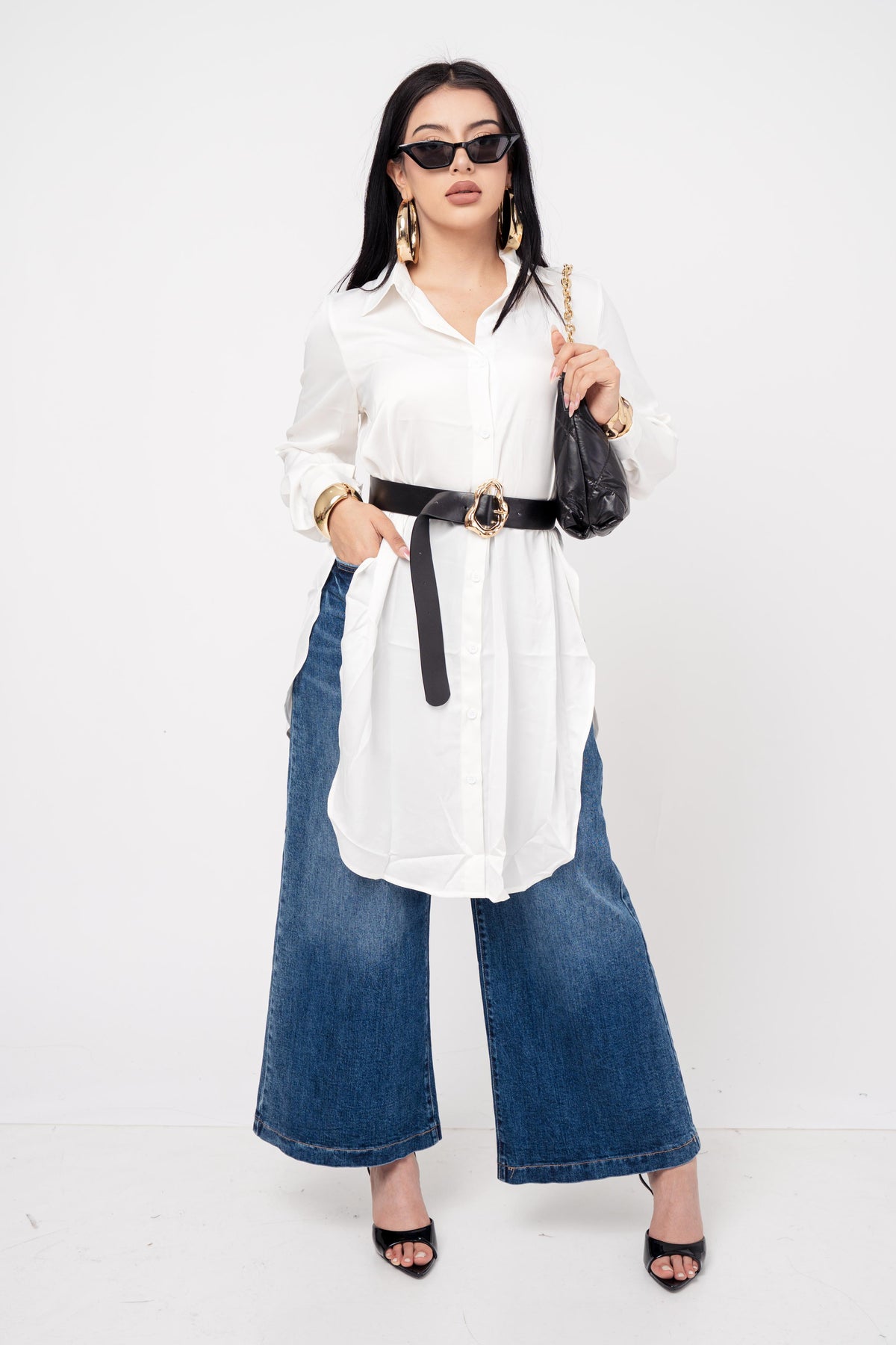 MAXI CAMISA OVER / DA6243