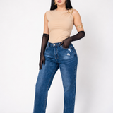 Crop Top Stretch Con Hebilla | ZAIVA