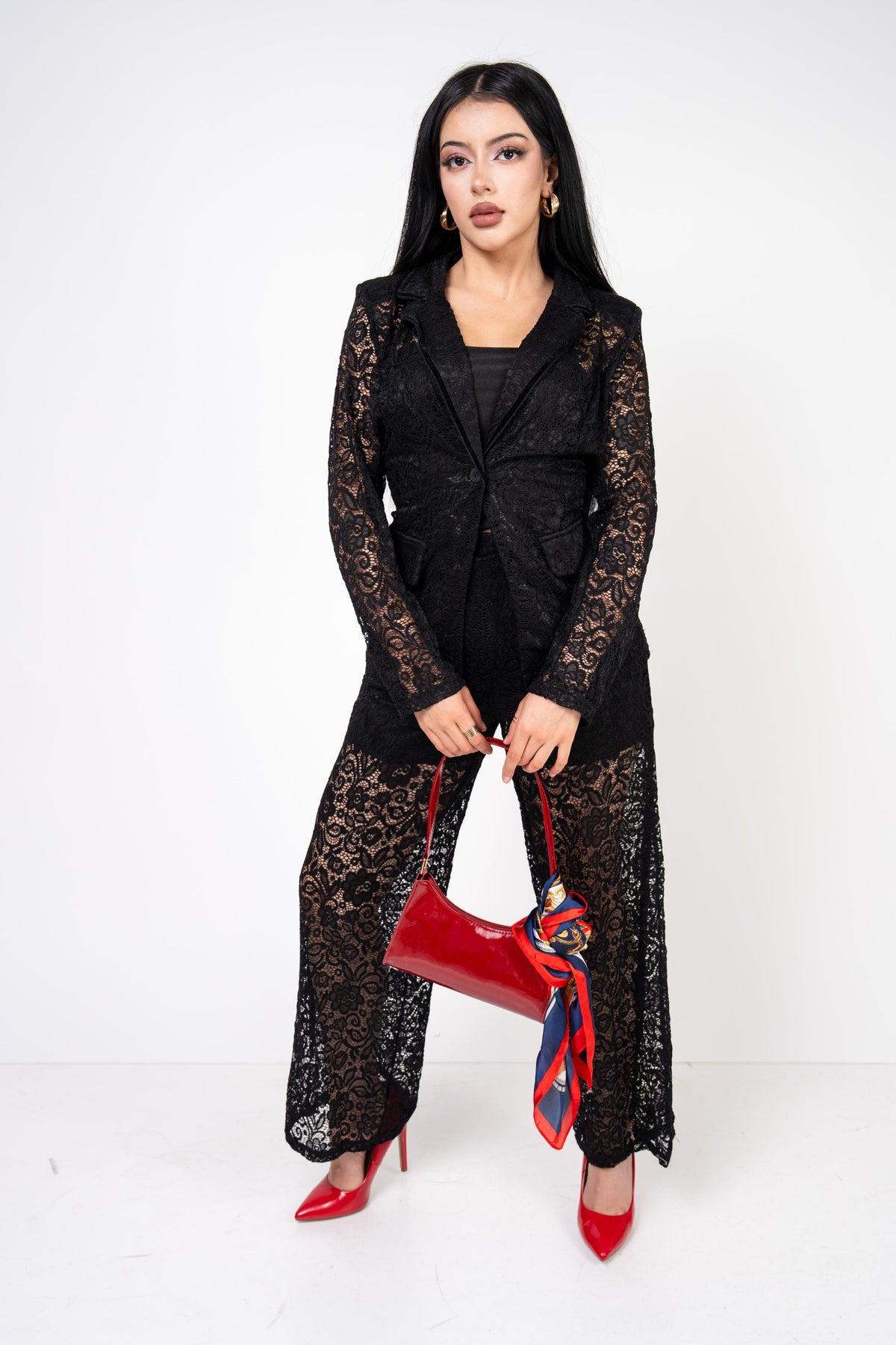 Conjunto Encaje color Negro | ZAIVA