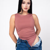 Top Tank Body color Rosa Malva | ZAIVA
