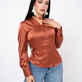 Blusa Clasica Satin por mayoreo — ZAIVA