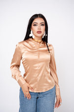 Blusa Clasica Satin por mayoreo — ZAIVA (vista 4)