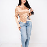 Blusa Asimetric Satín por mayoreo — ZAIVA (vista 9)